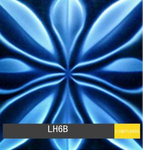 China Liquiglass Double Laminated Glass 600X600MM Flat Shape wholesale