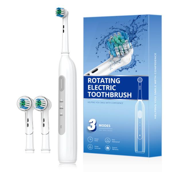 BX11 Rotating Toothbrush IPX7 Waterproof Round Head Rechargeable Adult sonic