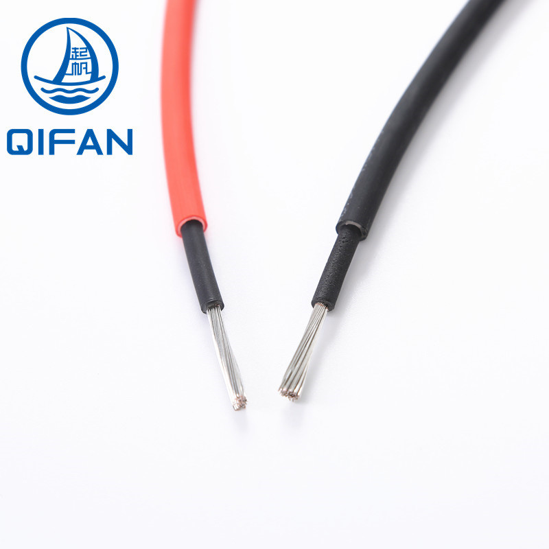 Electric Solar PV Cable TUV/RoHS H1z2z2K UV Resistant 6mm PV/PV1f Wire 10AWG/12AWG