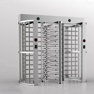 China Two Door Full Height Turnstile Prison Security RFID Card / Fingerprint Access Control wholesale