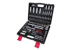 China Plastic Box 93Pcs Mechanic Tool Sets Combo Kit for car repairing wholesale