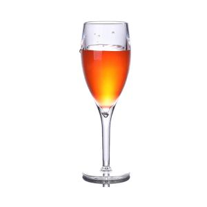 China 2.5oz Small SAN Plastic Biodegradable Champagne Flutes Glasses 70ml wholesale