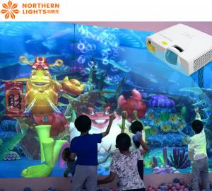 China Touch Interactive Painting Games Projector System 3400 Lumens on sale