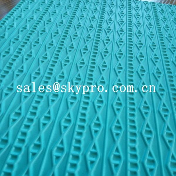 Quality High density rubber sheet for shoe 3D pattern recycle eva shoes sole material for sale