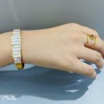 European And American Style Bracelet Stainless Steel Bracelet Vertical Stripe