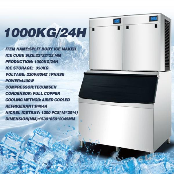 1000kg/24h Big Capacity Commercial Ice Making Machine, Ice Maker, Block Ice