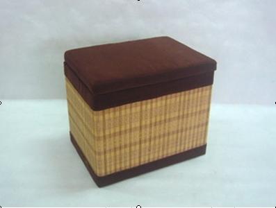 folding bamboo storage basket