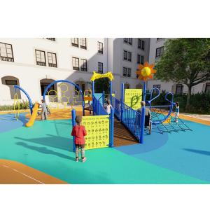 China 304 Stainless Steel HDPE Kids Playground Slide Commercial Use on sale