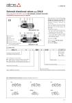 ATOS Solenoid Directional Valves Type DHL8 Low Leakage For Hydraulic Systems