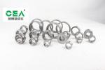 VLA200414N Four Point Contact Ball Bearing Ring 300-5400mm OD Thin Wall Light
