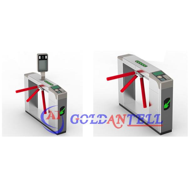 Bi Directional SS304 Biometric Face Tripod Turnstile Gate