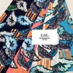 Flower Floral Printed Woven Fabrics 120gsm