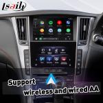 Lsailt Wireless Android Auto Carplay Interface for Infiniti Q50 Q60 Q50s 2015
