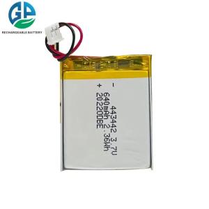 China Un38.3 443442 Lithium Polymer Battery Pack 3.7v Rechargeable 600mah 640mah wholesale