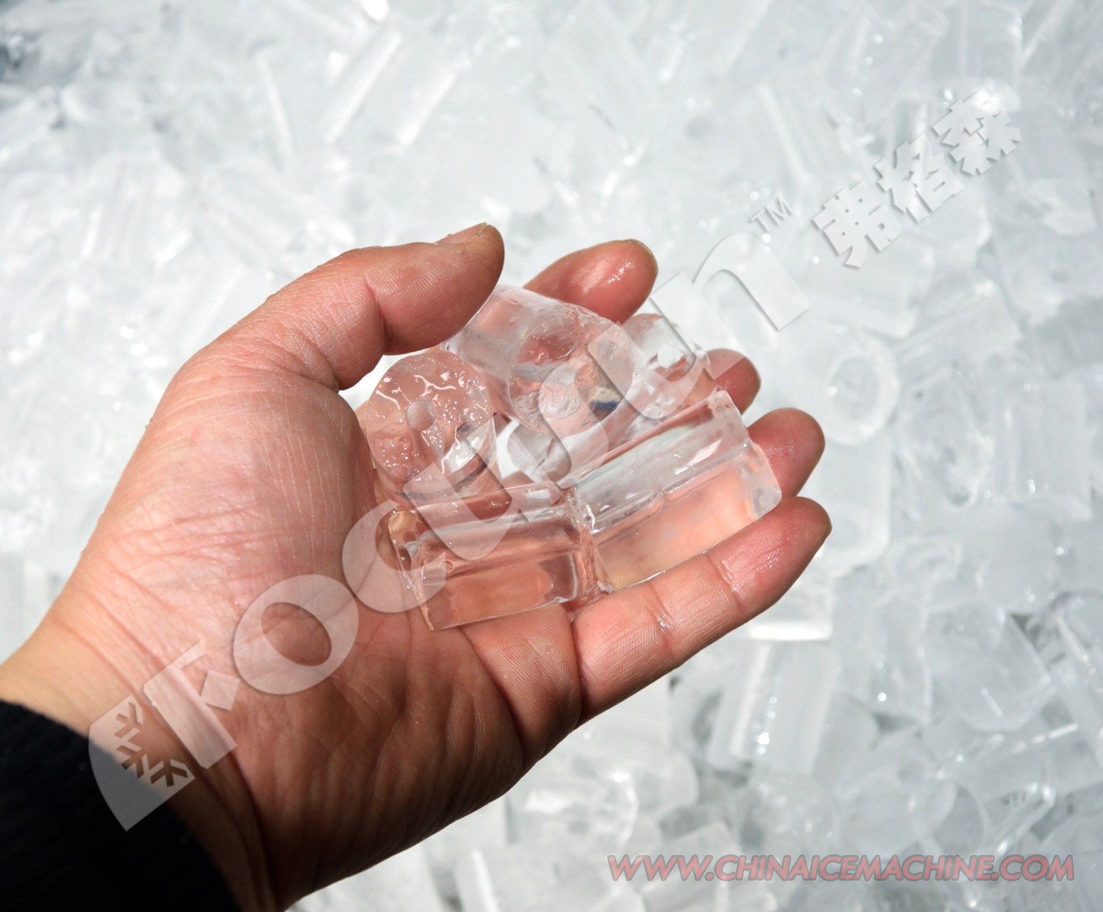 Cube Ice Machine Commercial Tube Ice Maker Machine For Hotels Condition