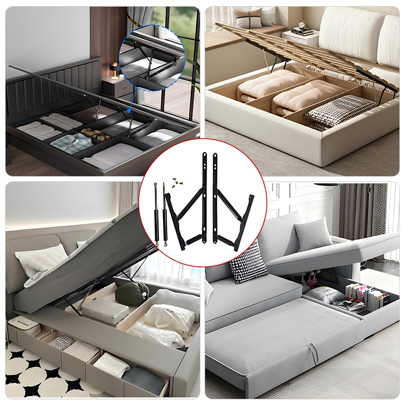 Hydraulic Pneumatic Bed Support Bracket High Storage Bed Lifter Lifting Mechanism for Tatami Storage Bed Box
