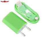 New 1.0Meter DC5V 1A Multi Color USB Charger For Iphone5 5S Approval CE,FCC,ROHS