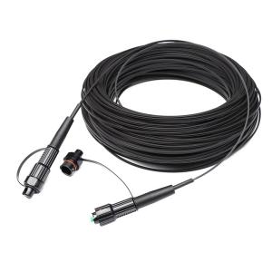 China Waterproof Fiber Optic Patch Cord Mini APC HUAWEI Connector wholesale