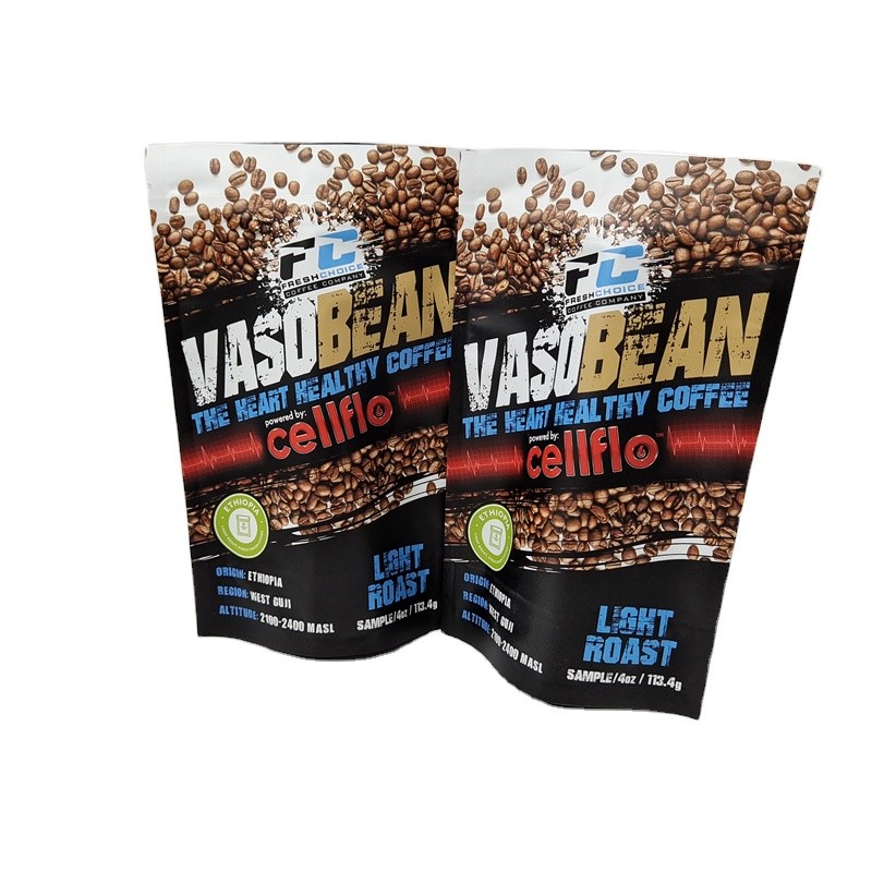 Customized Printing Small MOQ Stand Up Coffee Sample Packets Smell Proof Foil Packets