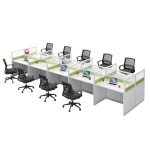 China Modernity Style Private Domain Desk and Chair Set for Staff Independent Workstation wholesale