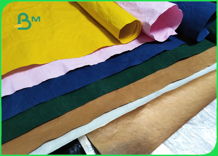 wrinkled kraft paper fabric