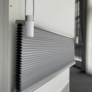 China Protect Your Space with Grey Honeycomb Blinds Insect Resistant and UV-Blocking Fabric wholesale