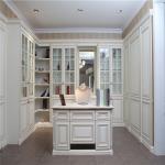 Eco Friendly Customized Wardrobe Wooden Modern Bedroom Cabinet With Glass