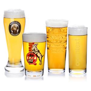China 535ml Transparent Promotional Drinking Glasses , Promotional Beer Glasses With Logo wholesale