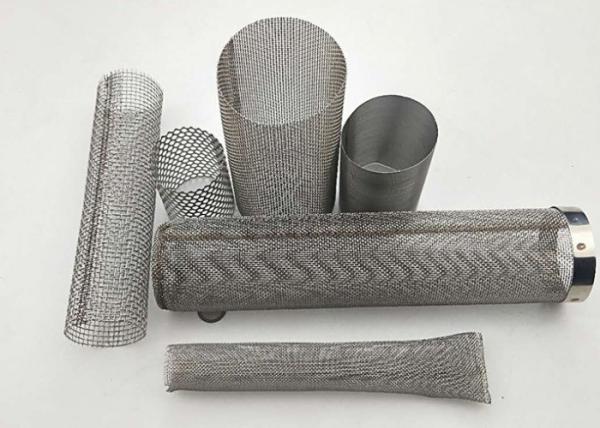 ISO14001 Food Grade Stainless Steel Wire Mesh Cylinder Filter Mesh 0.5
