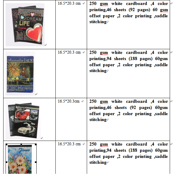 Office & School Supplies Exercise Book Paper Notebook