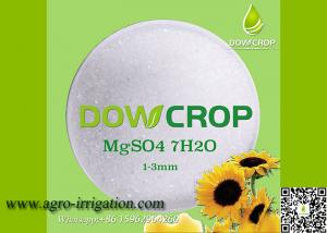 China DOWCROP HIGH QUALITY 100% WATER SOLUBLE HEPTA SULPHATE MAGNESIUM 99.5% WHITE 1-3MM CRYSTAL MICRO NUTRIENTS FERTILIZER wholesale