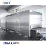 IQF Tunnel Conveyor Belt Cooling Freezing Machine For Pizza Tart Dough Tunnel