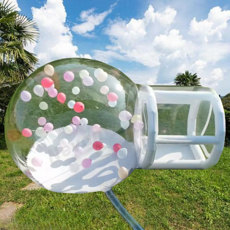 Custom Artwork Supported Outdoor Inflatable Bubble House for Events Parties and Weddings
