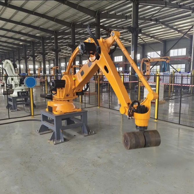 Warehouse Robotic Arm Palletizer 4 Axis Robotic Case Palletizing