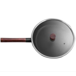 China Rapidly Heating Oil Less Stir Frying Pan ILAG Coating For Stoves wholesale