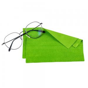 China 15x15 25x25cm Microfiber 80% Polyester 20% Polyamide Anti Fog Eyeglasses Cloth wholesale