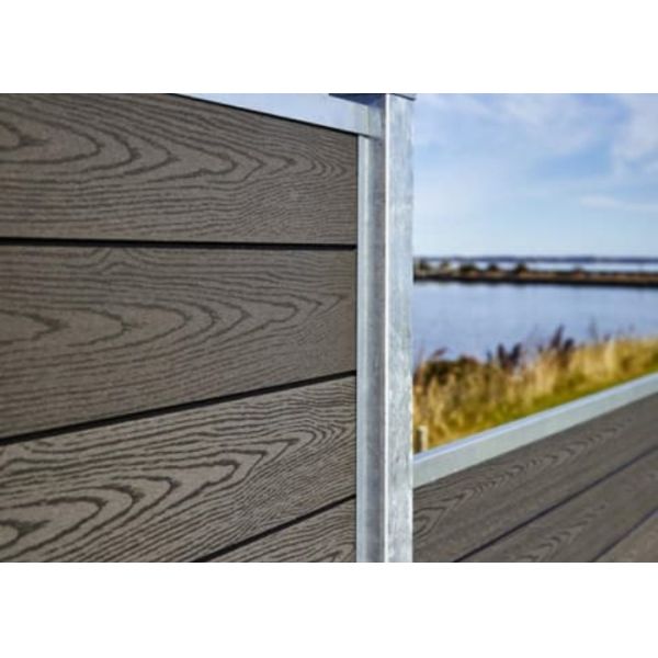 WPC Fence Weather Resistant Low Maintenance For Backyard Privacy