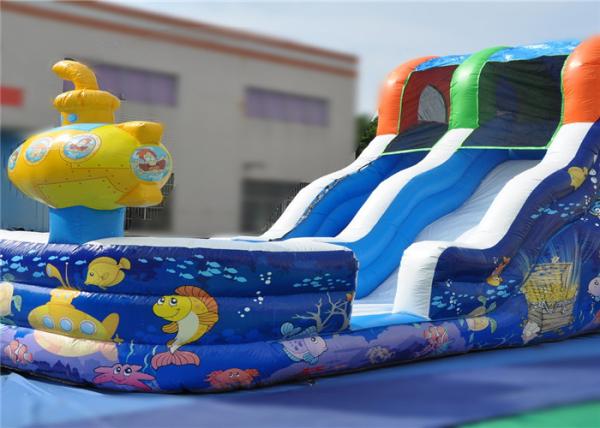 Climbing Crawling Commercial Inflatable Slide Lovely 7x3.5x5m Eye Catcher