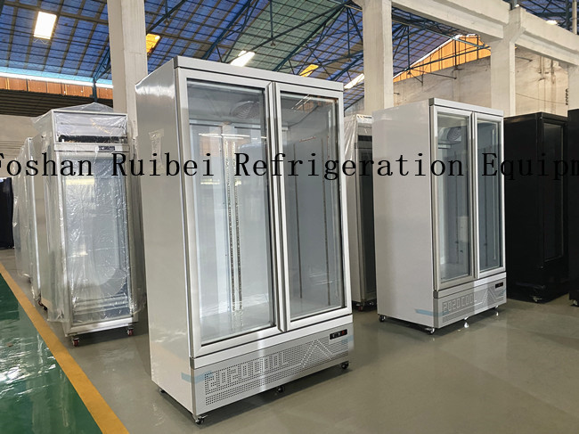 Glass Door Vertical Equipment Display Beverage Cooler Storage Refrigerator/Fridge