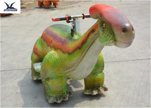 China Kiddie Rides Simulation Motorized Cartoon Dinosaur Scooters in the Playground wholesale