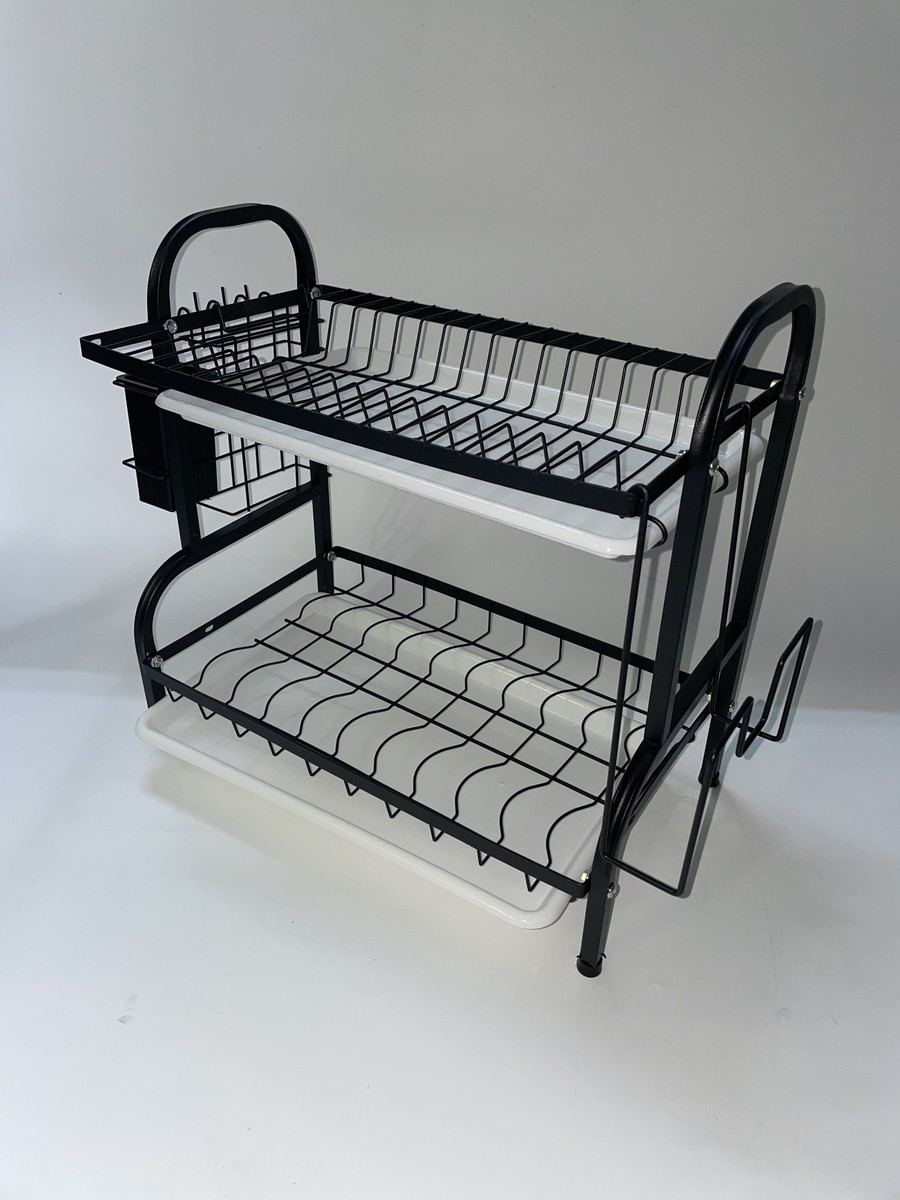Kitchen Dish Rack Easy To Assemble Folding Rack for Organizational Needs