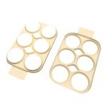 Cosmetic Bamboo Paper Tray , Coffee Tray Holder Thermoformed Packaging Trays