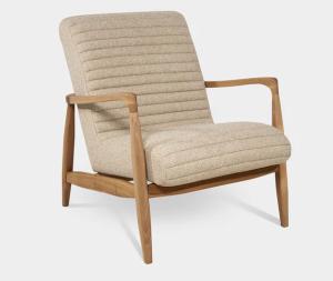 China Home Furniture Modern Armchair In Leather Or Wool wholesale
