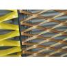 Buy cheap 3MM 2MM Thickness Fluorocarbon Expanding Wire Mesh Aluminum Building Facade from wholesalers