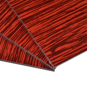 China PE/PVDF Coated Wooden Aluminum Composite Panel Lightweight wholesale