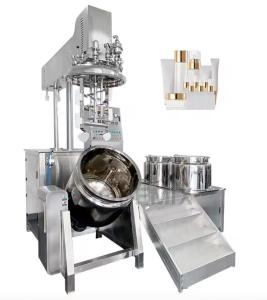 China 3mm 316L Vacuum Emulsifying Machine Mixer Vacuum Homogenizer Emulsifier Mixer For Lotion wholesale