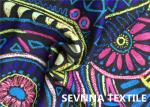 Circular Knitting Stretch Leggings Fabric Acid Printing Nylon Fabric Geo Wave