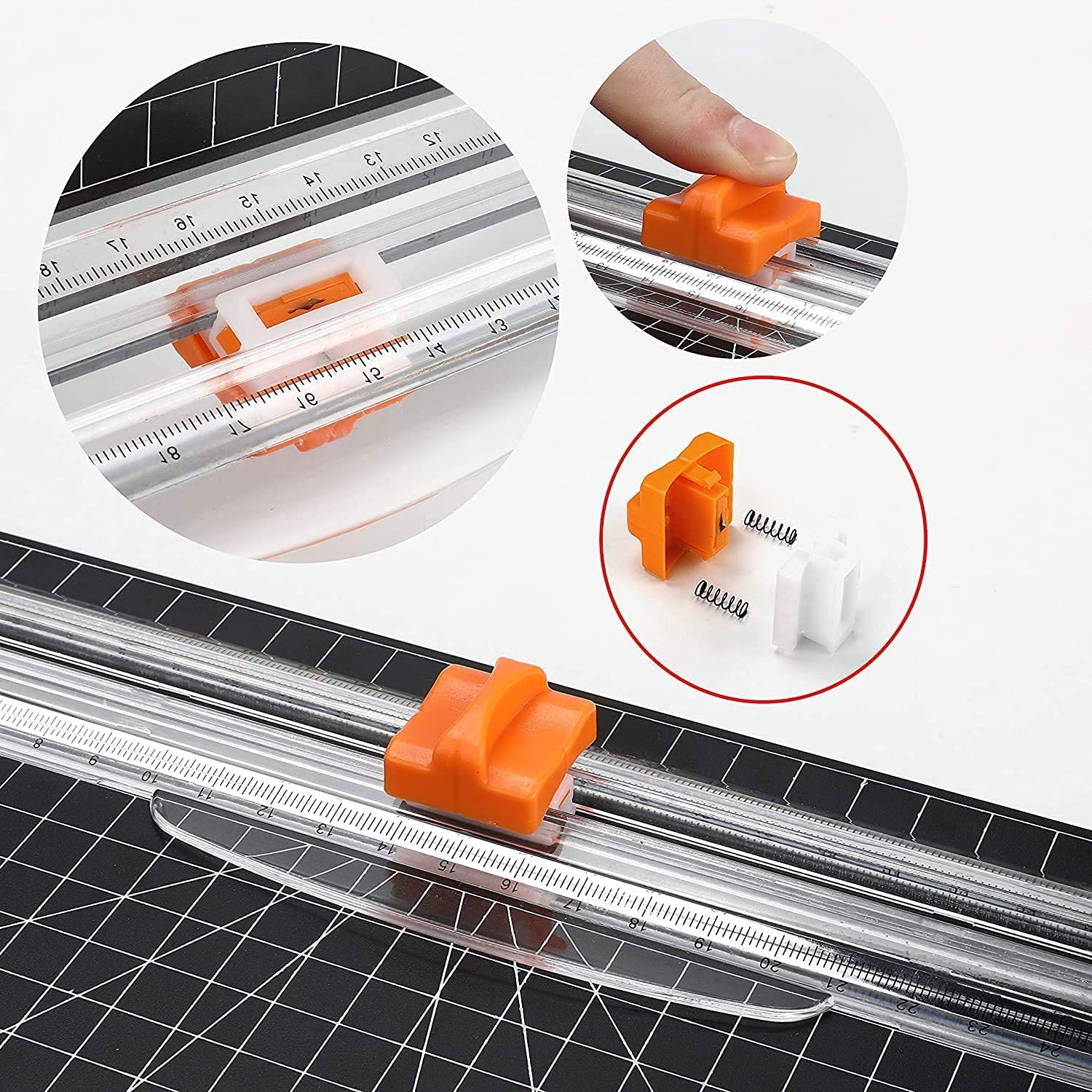 Mini Paper Trimmer A4 Paper Cutter for Home Office and School Manual Style