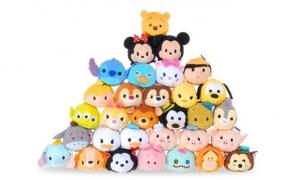 China Hot Disney Tsum Tsums Collection Plush Toys For  Mobile Phone Screen Cleaner Keychain Bag wholesale