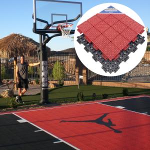 China Outdoor PP Volleyball Basketball Court Flooring Tiles Weather Resistant wholesale